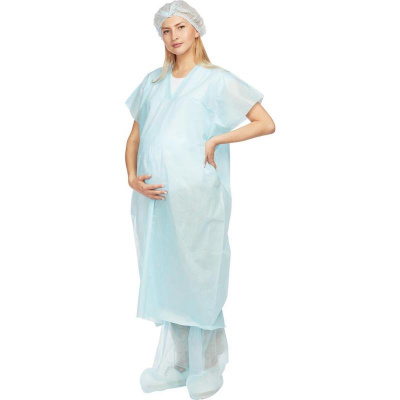 Рубашка для роженицы (спанбонд пл. 25г/м2), 70*110 см Рубашка для роженицы (спанбонд пл. 25г/м2), 70*110 см